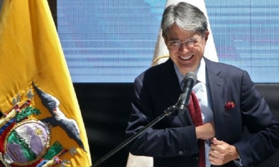 Guillermo Lasso, presidente de Ecuador. | Fuente: AFP