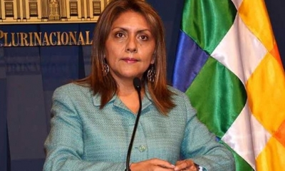 Gisela López, ministra de comunicación. Foto: Internet