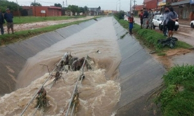 Varios barrios están sufriendo inundaciones por las lluvias/Foto. RRSS