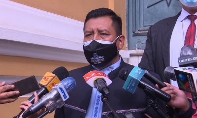 El presidente de Diputados Freddy Mamani.
