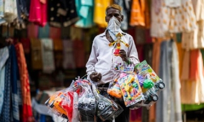 Coronavirus en India. | Fuente: AFP | Fotógrafo: JEWEL SAMAD