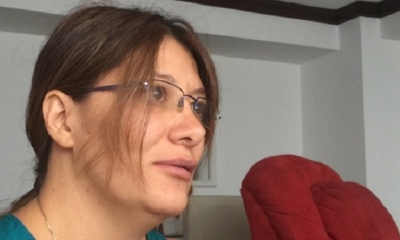 Verónica Sarauz, esposa de Fernando Villavicencio.