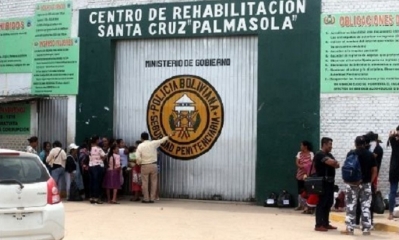 Ingreso al penal de Palmasola. Foto: El Deber
