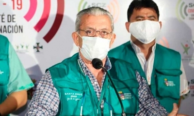 El secretario de Salud de la Gobernación de Santa Cruz, Óscar Urenda