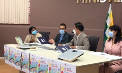El ministro presentó el Nutribebé/Foto. Captura de pantalla