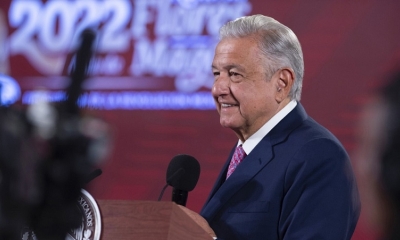El presidente de México, Andrés Manuel López Obrador, el 31 de marzo de 2022