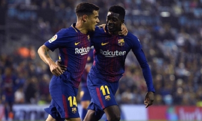 Coutinho y Dembélé han jugado contra el Madrid con sus anteriores equipos y nunca han podido derrotarle . Foto: La Vanguardia