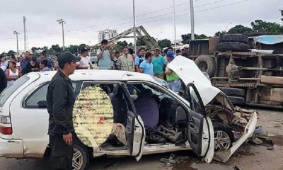 Los chóferes de ambos motorizados están aprehendidos/Foto. RRSS