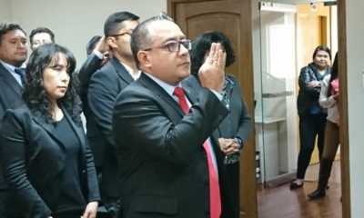 Nelson Cox asume como viceministro de Justicia y Derechos Fundamentales. | Foto: @MinJusticiaBol