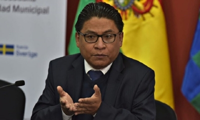 El ministro de Justicia, Iván Lima. 