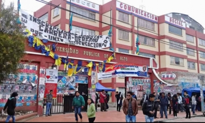 Instalaciones de la Universidad Pública de El Alto.