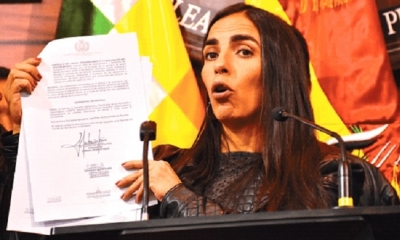 Gabriela Montaño, Presidenta de la Cámara de Diputados. Foto: El Deber