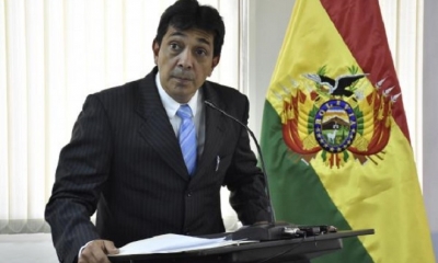 El ministro de Hidrocarburos, Víctor Hugo Zamora