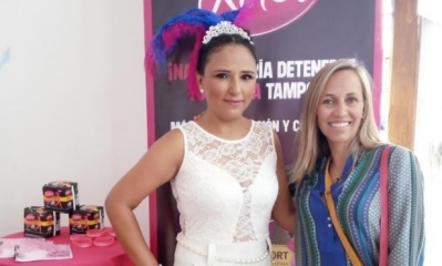 Milenka Rocha Reina de los Faranduleros, Patricia Leyton Embajadora de la campaña/Foto. Kreab