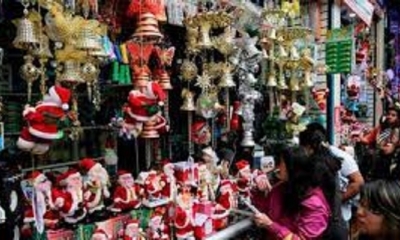 Inauguran Feria Navideña 2021 en el nuevo mercado la Ramada