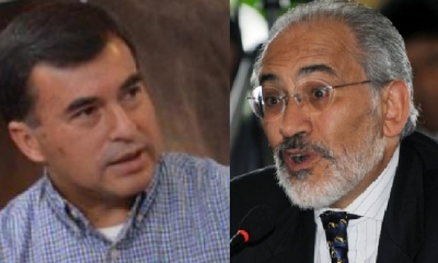 Juan Ramón Quintana y Carlos Mesa/Foto. Kandire