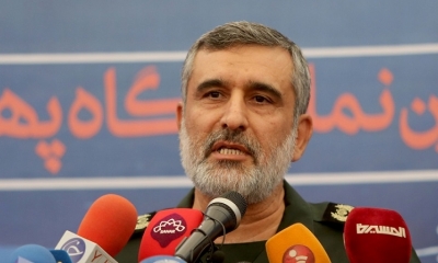 Amir Ali Hajizadeh, comandante de la Fuerza Aeroespacial del Cuerpo de la Guardia Revolucionaria Islámica de Irán.