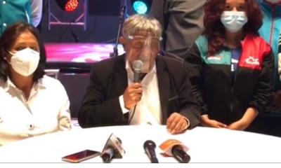Arias comunica la suspensión del cierre de campaña programado para el miércoles.
