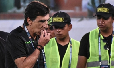 El entrenador Gustavo Costas