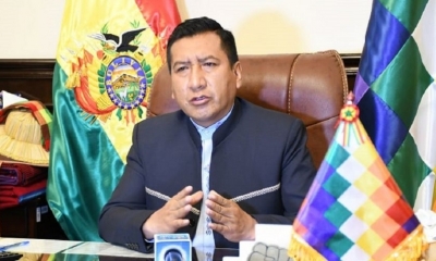 El presidente de la Cámara de Diputados, Freddy Mamani.