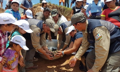 Fue en el rio Maniqui /Foto. MMAyA