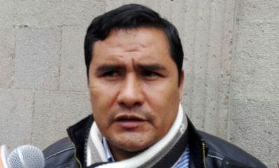 Jacinto Herrera, secretario ejecutivo de la Confederación Sindical Única de Trabajadores Campesinos de Bolivia. Foto: Internet