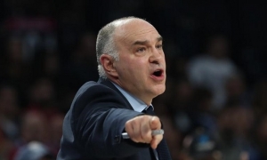 El entrenador español del Real Madrid, Pablo Laso . Foto. EFE