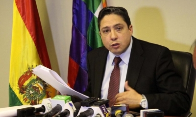 El ministro de Justicia, Héctor Arce