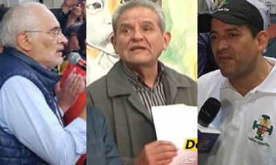 Carlos Mesa, Conade y Luis Fernando Camacho/Foto. Kandire
