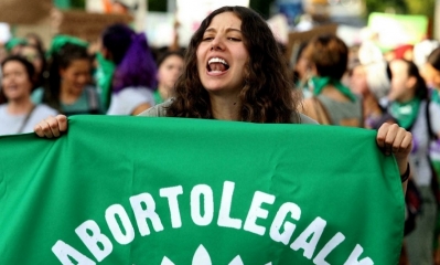 Prootesta de activistas en 2019