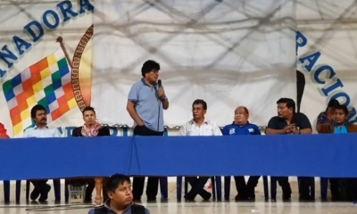 Asamblea del MAS ayer en Lauca Ñ | Captura de video 