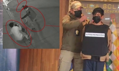 La Policía presenta al principal acusado del asesinato de un joven.