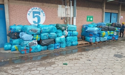 Más de 18 toneladas de ropa usada y 27 de cerveza fueron comisadas