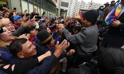 El presidente Evo Morales