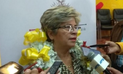 La exministra de Medio Ambiente y Agua (MMAyA), María Elva Pinckert.