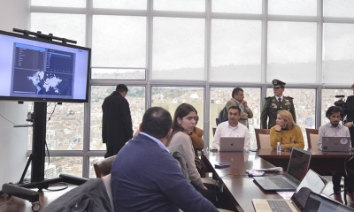 Gobierno instala un centro de coordinación estratégica para la lucha contra el Coronavirus, instancia que es comandada por la presidenta Jeanine Añez.