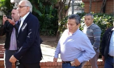 Carlos Mesa llegó al encuentro/Foto. ED
