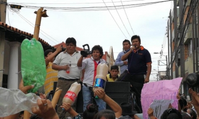 Angélica Sosa y Romel Pórcel resposabilizan al MAS/Foto. RRSS