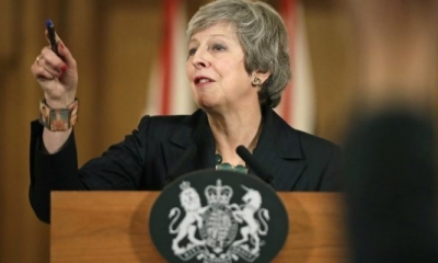 La primera ministra británica, Theresa May