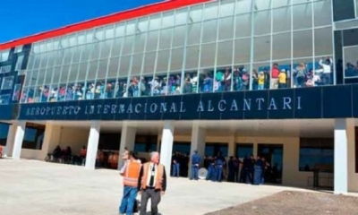 El aeropuerto presentó problemas estructurales/Foto. RRSS