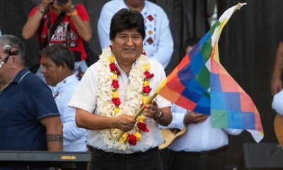 El expresidente Evo Morales