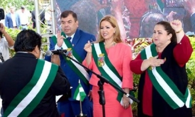 Las bandas municipales se lucen en algunos actos públicos. Foto: EL DEBER
