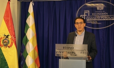 El ministro de Economía, Mario Guillén