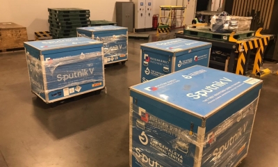 Un lote de 100.000 vacunas rusas Sputnik V llegará a Bolivia entre jueves y viernes