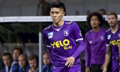 Ramiro Vaca jugó en el segundo tiempo ante el Gent.