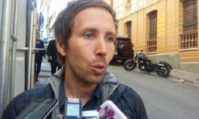 Thomas Becker, cuando estuvo en Bolivia. Foto de archivo.