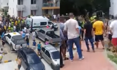 La Policía intervino en el problema/Foto. Captura de pantalla 
