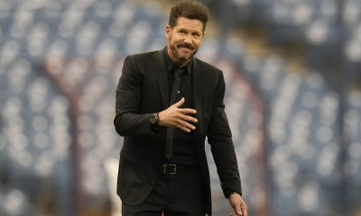 Diego Simeone, director técnico del Atlético de Madrid.