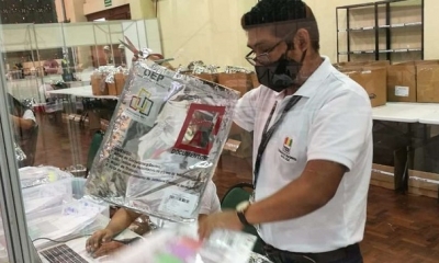 Computo de votaciones en la FEXPOCRUZ 