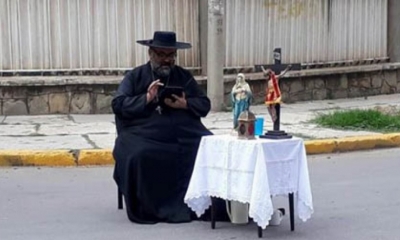 El Tata Marcelo se sumó al paro cívico en Cochabamba. 